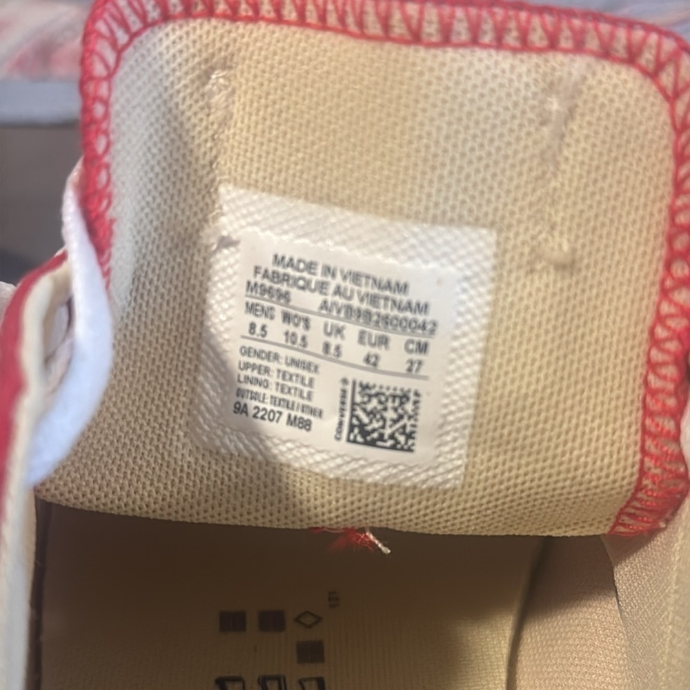 ❇️NWT❇️ Converse All Star Red Sneakers - Picture 10 of 12